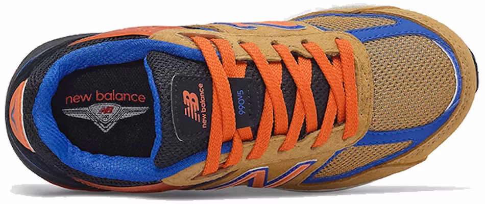 (Preschool) New Balance 990 v5 Brown/Orange PC990WC5 Lookbook (Preschool) New Balance 990 v5 Brown/Orange PC990WC5