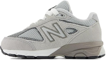 (Preschool) New Balance 990v4 Kool Gray Silver Filigree IC990GR4 (Preschool) New Balance 990v4 Kool Gray Silver Filigree IC990GR4