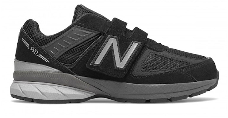 (Preschool) New Balance 990v5 Hook and Loop 'Black' PV990BK5 Order (Preschool) New Balance 990v5 Hook and Loop 'Black' PV990BK5