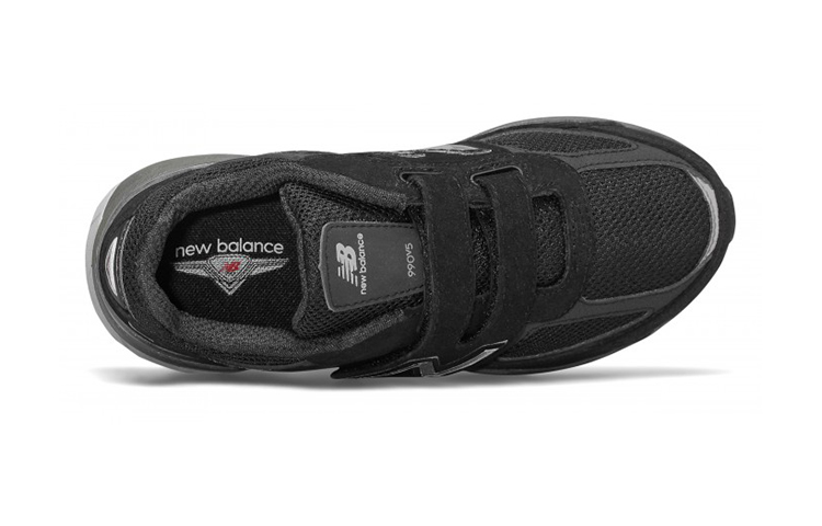 Lookbook (PS) New Balance 990v5 Hook and Loop 'Negro' PV990BK5