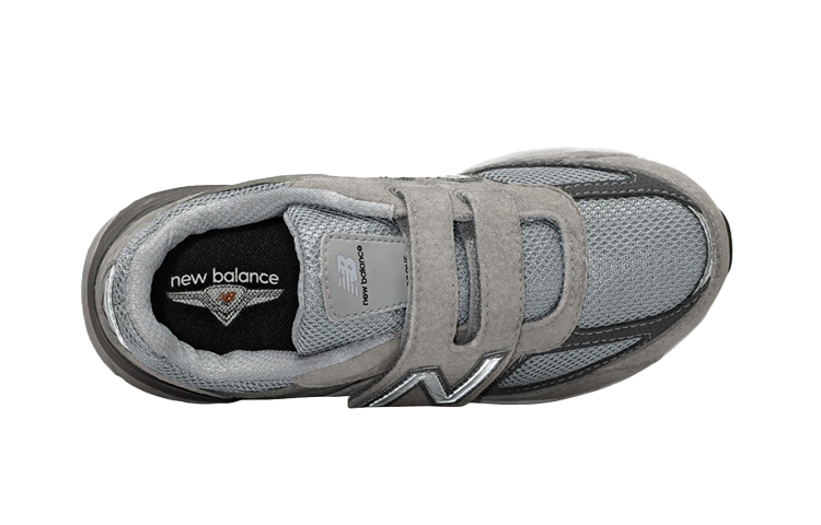 Lookbook (PS) New Balance 990v5 Hook and Loop 'Kelabu' PV990GL5