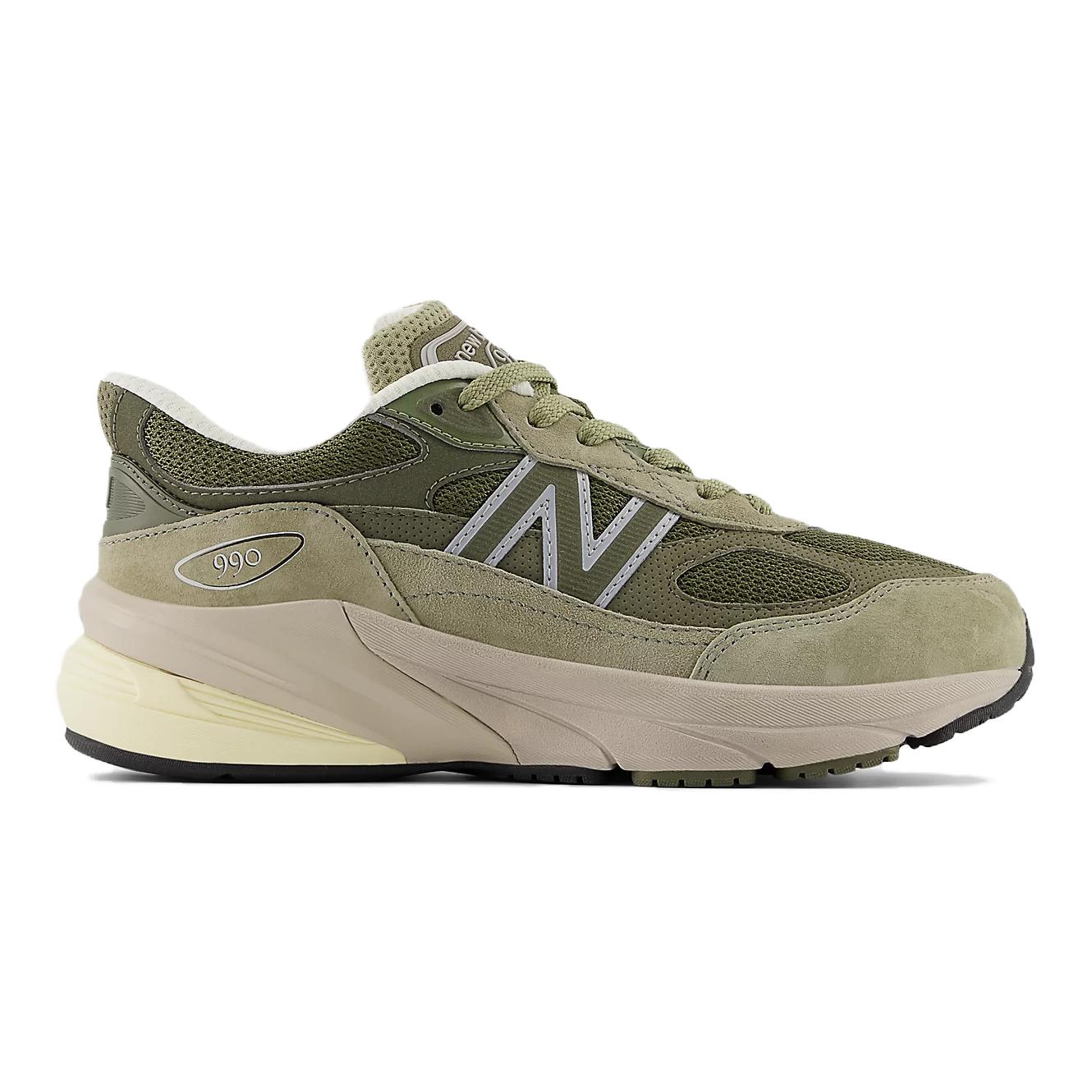Order 兒童 New Balance NB 990 V6 輕便舒適 防滑耐磨 低筒 兒童跑步鞋 軍綠色
