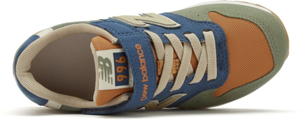 Navy New Balance 996 Kinder Green Running Shoes New Balance Wr996