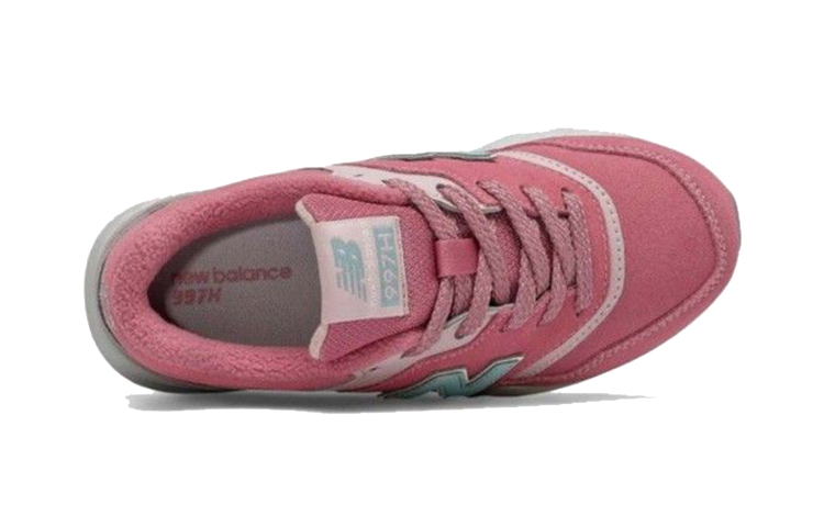 Lookbook 中童 New Balance 997H系列 輕便舒適 厚底休閒慢跑鞋 桃紅
