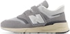 (JR) New Balance 997R 'Kasut Kanak-Kanak Kelabu Anti-Gelincir Ringan Rendah' PZ997RHA