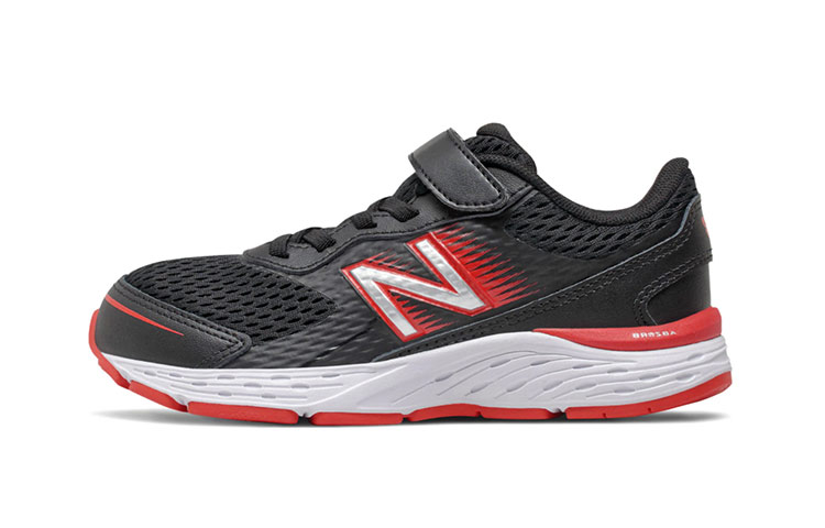 (Preschool) New Balance ' 680v6 Black/Red YA680LB6