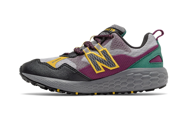 (Preschool) New Balance ' Fresh Foam Crag /Green/Purple 'Grey' PECRGLC2