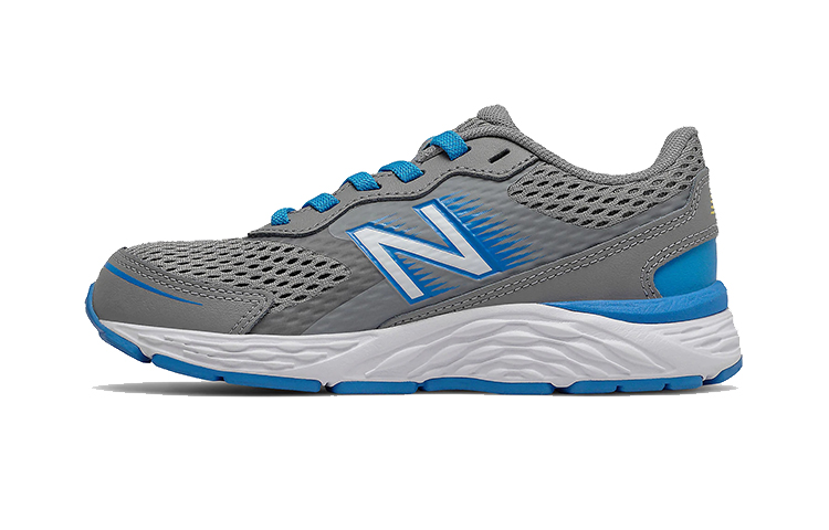 (Preschool) New Balance Bungee Lace 680v6 'Grey Blue' YP680LS6
