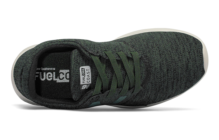Lookbook 兒童 New Balance Coast 減震防滑耐磨 低筒運動跑步鞋 暗綠色