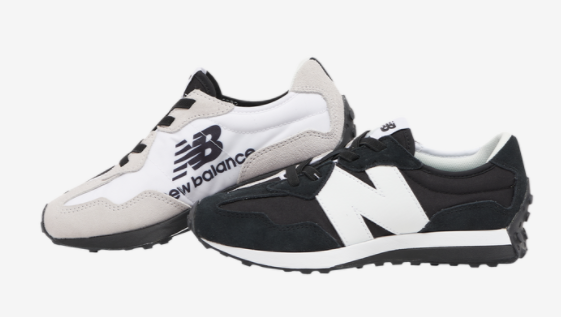 Buy Foot Locker x New Balance 327系列 黑白色 兒童