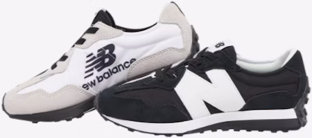 (Preschool) New Balance Foot Locker x 327 'Black White' PH327BW1