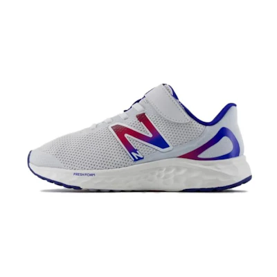 (PS) NB Fresh Foam Arishi v4 Bungee Lace Top Strap Little Kid 'Quartz Grey Team Royal'