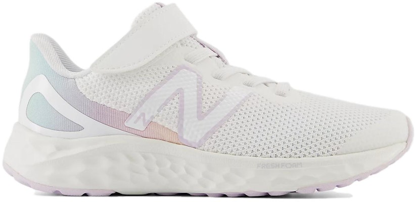 (PS) New Balance Fresh Foam Arishi v4 Bungee Lace Anak Kecil 'White Taro' PAARIFG4 Order (PS) New Balance Fresh Foam Arishi v4 Bungee Lace Anak Kecil 'White Taro' PAARIFG4