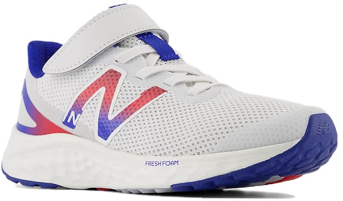 (Preschool) New Balance Fresh Foam Arishi v4 Bungee Lace Top Strap Little Kid 'Quartz Grey Team Royal' PAARIFB4 Sizing (Preschool) New Balance Fresh Foam Arishi v4 Bungee Lace Top Strap Little Kid 'Quartz Grey Team Royal' PAARIFB4