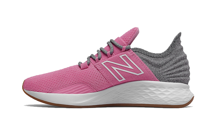 (Preschool) New Balance Fresh Foam Roav Tee Shirt Grey Pink GEROVTC