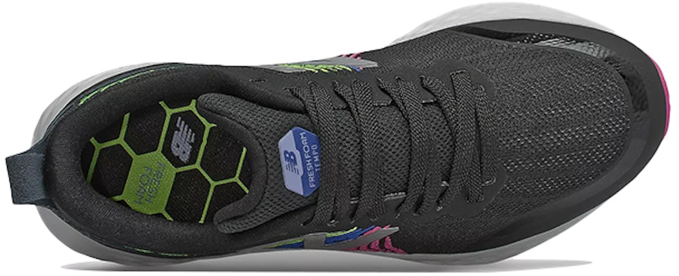 中童 New Balance Fresh Foam Tempo 耐磨透氣 低幫跑步鞋 黑色 Lookbook 中童 New Balance Fresh Foam Tempo 耐磨透氣 低幫跑步鞋 黑色