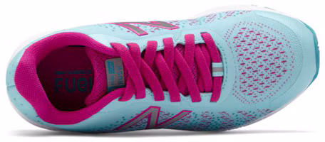 Lookbook 中童 New Balance FuelCore Rush v3 輕便透氣休閒運動鞋 淺藍色