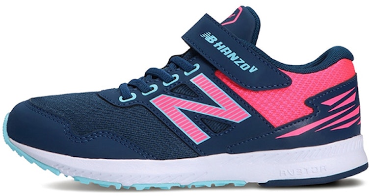 中童 New Balance Hanzo 魔術貼 透氣減震防滑 低筒慢跑鞋 藍粉色 Buy 中童 New Balance Hanzo 魔術貼 透氣減震防滑 低筒慢跑鞋 藍粉色