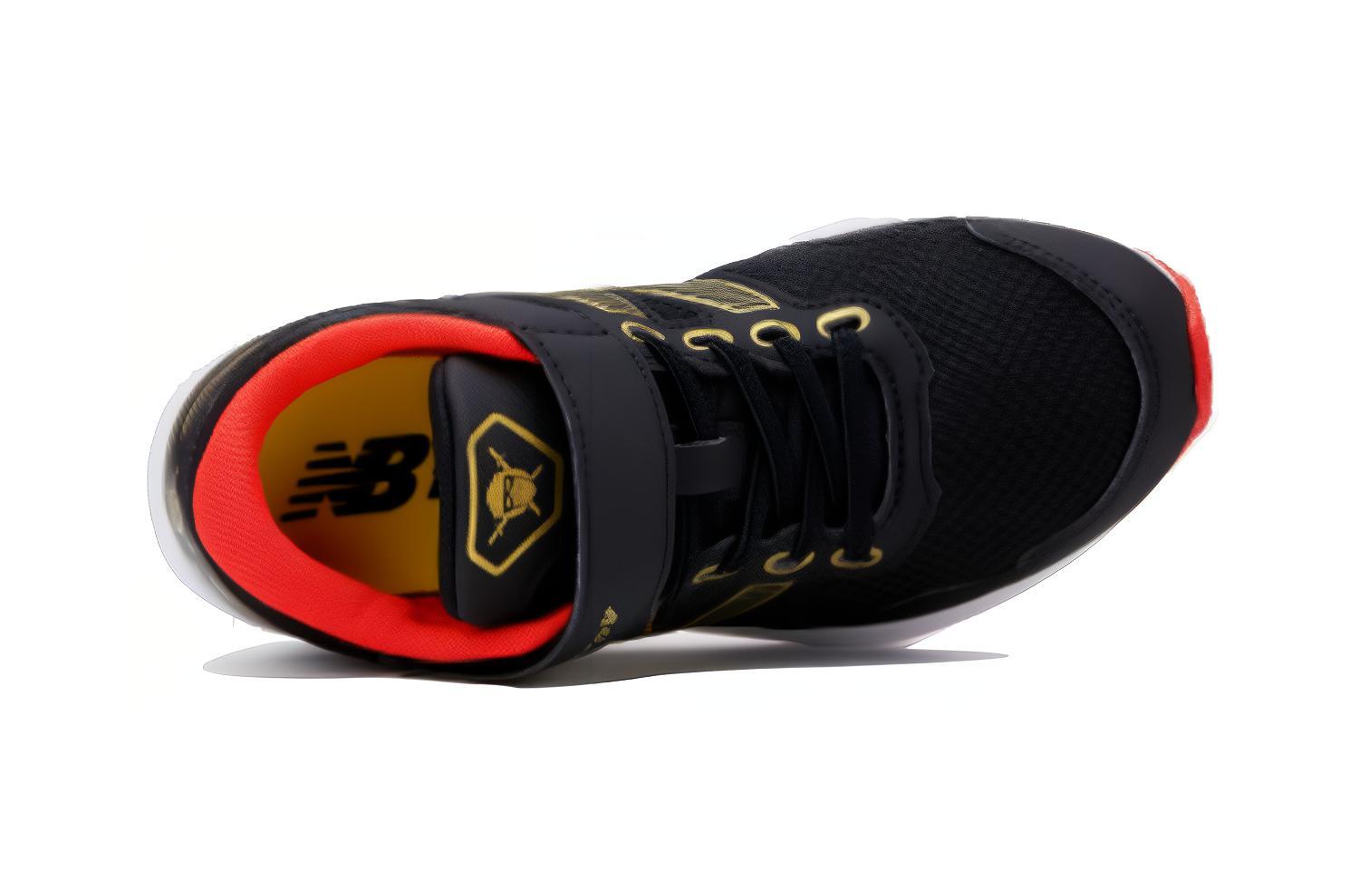 Lookbook 中童 New Balance NB Hanzo v1 魔術貼 耐磨防滑 低筒 兒童跑步鞋 黑色