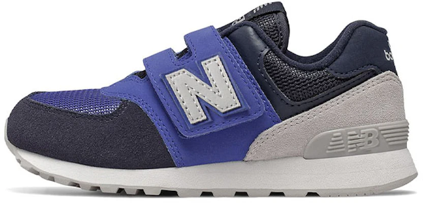 (PS) ニューバランス 574 黒/青 (マジックテープ) YV574JHS Buy (PS) ニューバランス 574 黒/青 (マジックテープ) YV574JHS