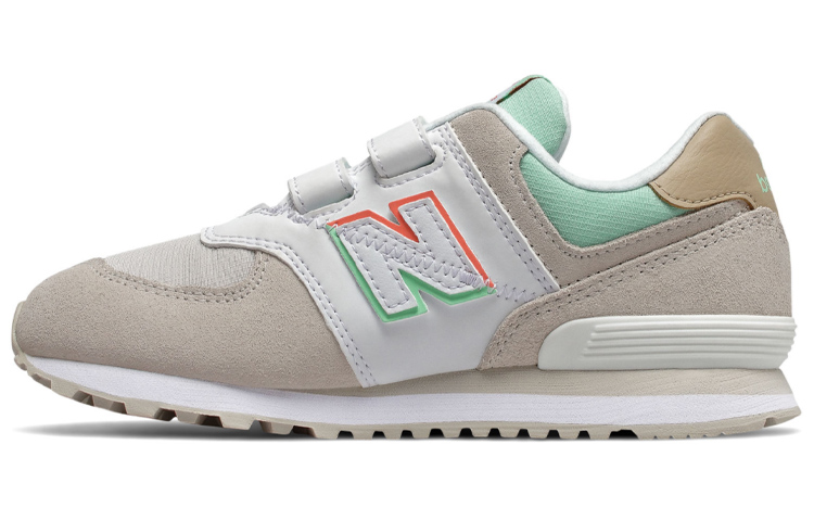 (PS) NB Hook and Loop 574 'Cream White Green'