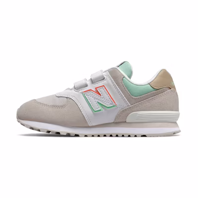 (PS) NB Hook and Loop 574 'Cream White Green'