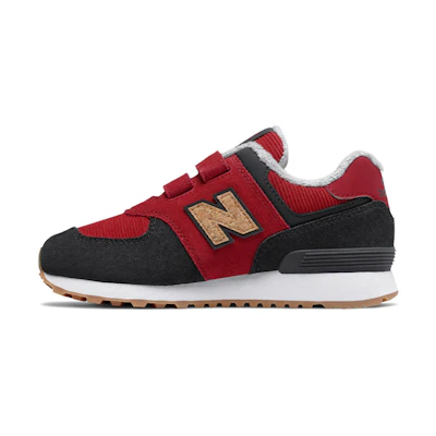 (PS) NB Hook and Loop 574 'Red Black'