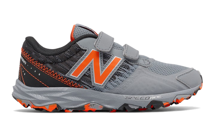 Order (PS) New Balance Hook and Loop 690 v2 Trail ''Grijs Zwart Oranje'' KE690CMY