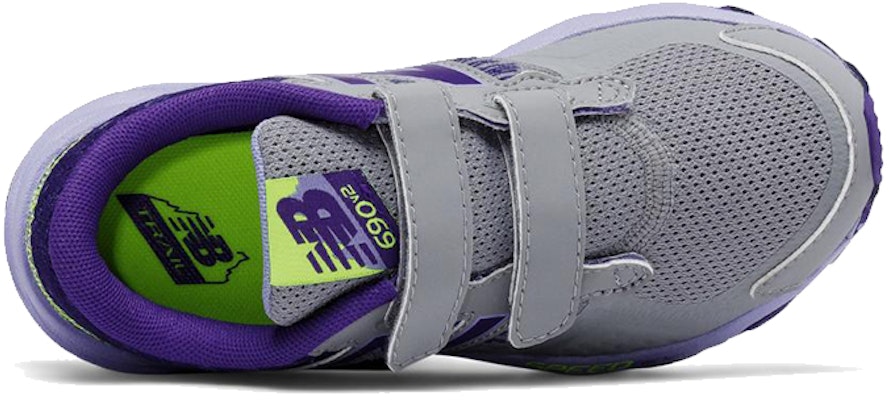 (Preschool) New Balance Hook and Loop 690v2 'Grey Purple Colorblock' KE690GSY Lookbook (Preschool) New Balance Hook and Loop 690v2 'Grey Purple Colorblock' KE690GSY