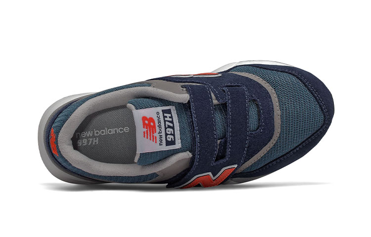 Lookbook 中童 New Balance 魔鬼氈 997H 海军蓝