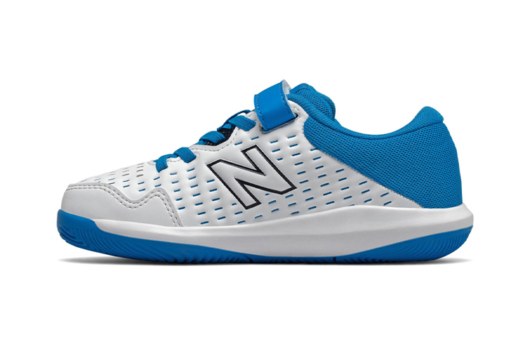(Preschool) New Balance Juniors 696v4 Tennis White/Blue KCV696R4