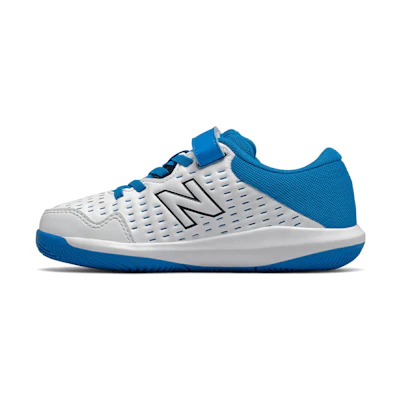 (PS) NB Juniors 696v4 Tennis White/Blue