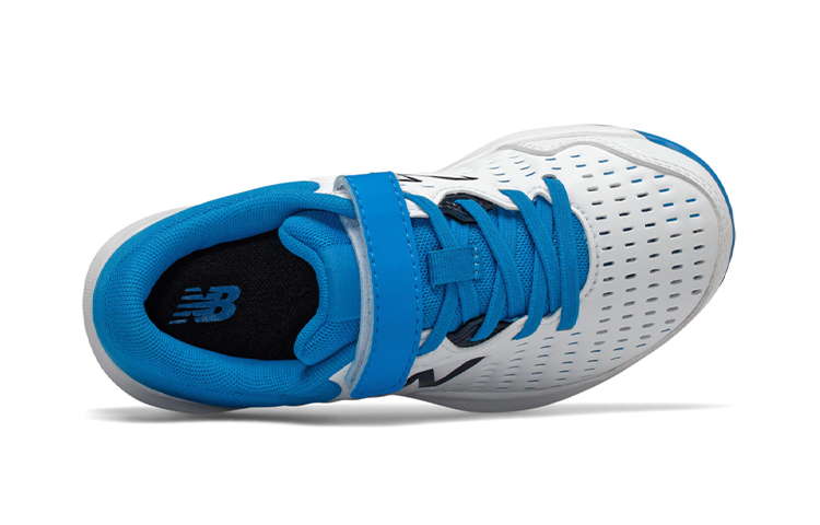 Lookbook (PS) New Balance Juniors 696v4 Tenis Blanco/Azul KCV696R4