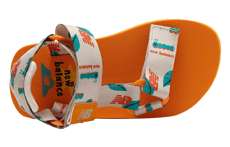 Shop (PS) New Balance Korea Sandal 'Cetakan Mode Oranye' NKPMDS238O