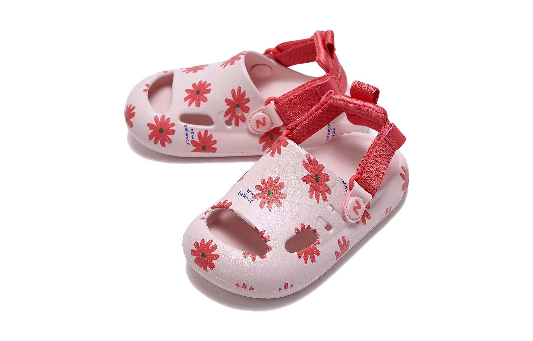 Order (PS) New Balance Korea Slides ''Pink Casual Comfort'' Hausschuhe Rosa Bequem. NKPMDS215P