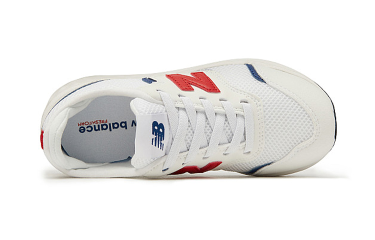 Order 中童 New Balance X-70 復古百搭 低筒運動休閒鞋 白色