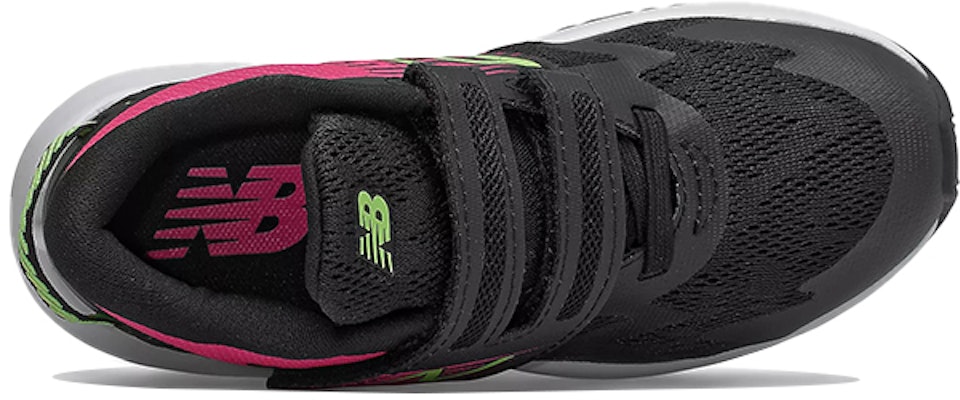(Preschool) New Balance Rave Run 'Black Pink Glow' PTRAVBP1 Lookbook (Preschool) New Balance Rave Run 'Black Pink Glow' PTRAVBP1