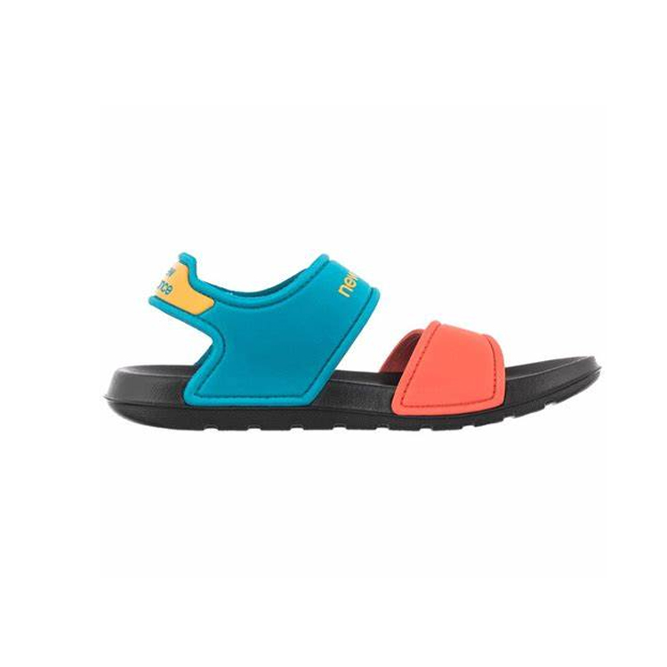 Order (PS) Sandal Olahraga New Balance Cozy Anti-Slip Biru Hitam 'Black Orange Blue' YOSPSDOD