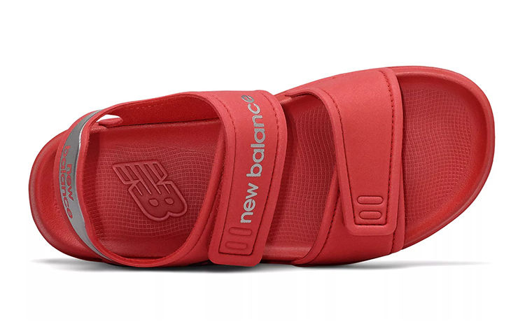 Lookbook (PS) New Balance Sandal Olahraga Anak Merah 'Red Silver' YOSPSDRD