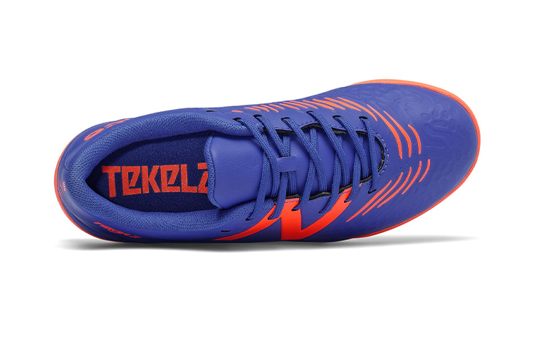 Lookbook 兒童 New Balance Tekela v3 魔力 JNR TF 藍橘