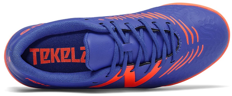 (Preschool) New Balance Tekela v3 Magique JNR TF Turf 'Blue Orange' JST3TBG3 Lookbook (Preschool) New Balance Tekela v3 Magique JNR TF Turf 'Blue Orange' JST3TBG3