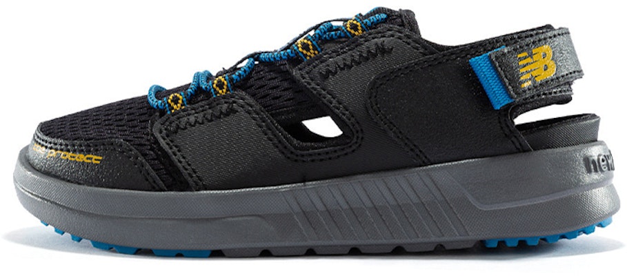 (Preschool) New Balance YTTRKL Soft Sole Hollow Out Black Sandals 'Black Blue Gray' YTTRKLB1 Buy (Preschool) New Balance YTTRKL Soft Sole Hollow Out Black Sandals 'Black Blue Gray' YTTRKLB1