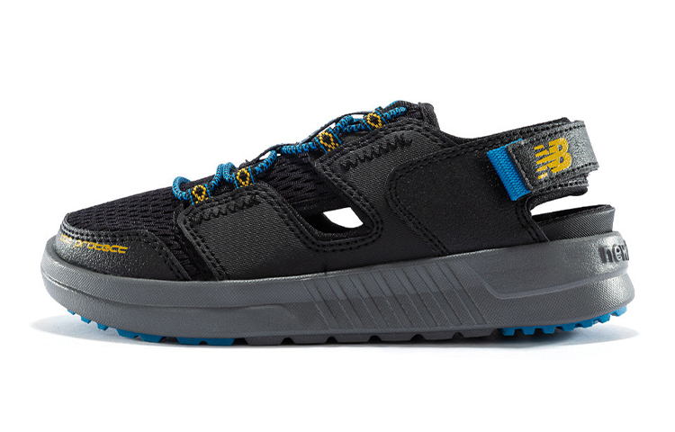 (Preschool) New Balance YTTRKL Soft Sole Hollow Out Black Sandals 'Black Blue Gray' YTTRKLB1