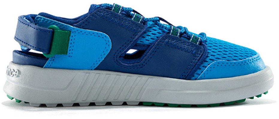 (Preschool) New Balance YTTRKL Soft Sole Hollow Out Navy Blue Sandals 'Blue White Green' YTTRKLA1 Order (Preschool) New Balance YTTRKL Soft Sole Hollow Out Navy Blue Sandals 'Blue White Green' YTTRKLA1