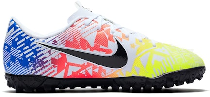 大童 Nike Jr. Mercurial Vapor 13 刺客 13 Academy Neymar Jr. TF 防滑透氣足球鞋 黃粉藍 Order 大童 Nike Jr. Mercurial Vapor 13 刺客 13 Academy Neymar Jr. TF 防滑透氣足球鞋 黃粉藍