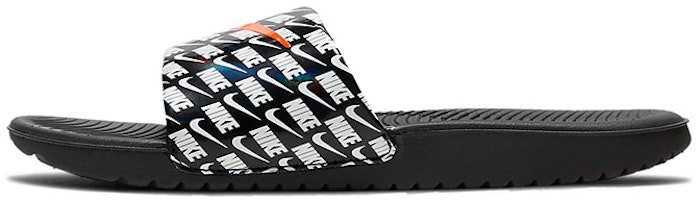 (Preschool) Nike ' Kawa Slide SE 2 Black/White/Orange CT4669-001 (Preschool) Nike ' Kawa Slide SE 2 Black/White/Orange CT4669-001