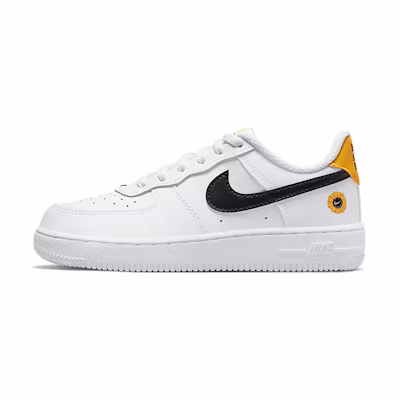 (PS) Nike Air Force 1 '07 LV8 'White/Black/Yellow'
