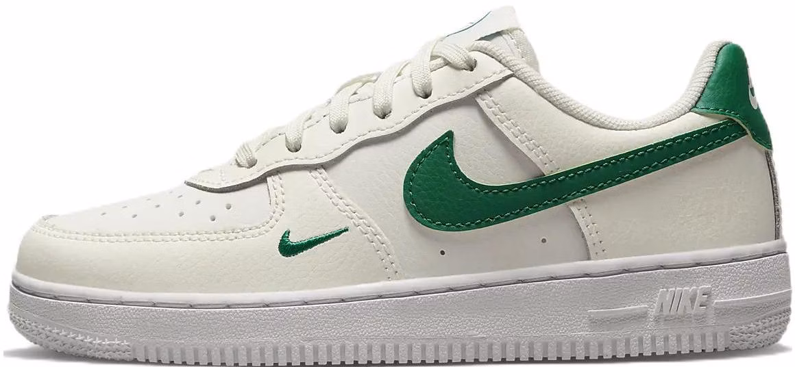 preschool-nike-air-force-1-low-se-40th-anniversary-white-green-fj-2887-101
