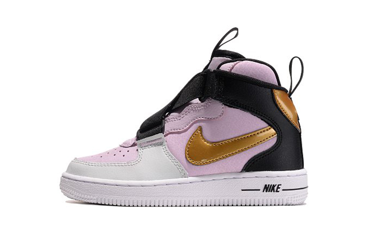 Buy (PS) 나이키 에어포스1 하이니스 핑크 블랙 골드 (Nike 에어포스1 하이니스 핑/블/골) BQ3599-500