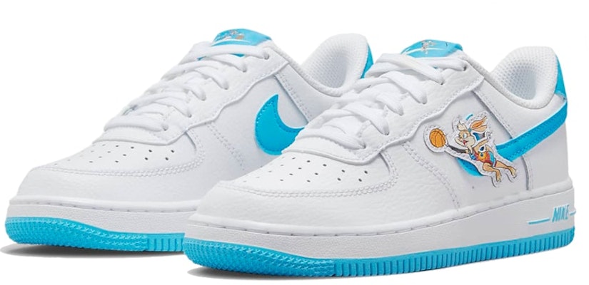 Preschool Nike Air Force 1 Low Hare Bugs and Lola Bunny DM3355 100